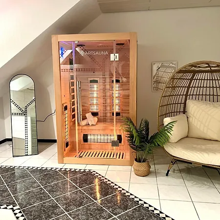 Flair Stadtoase I Private Sauna & Whirlpool I Balkon I 2x Parken I Kaffee I Highspeed Wlan I * Fulda